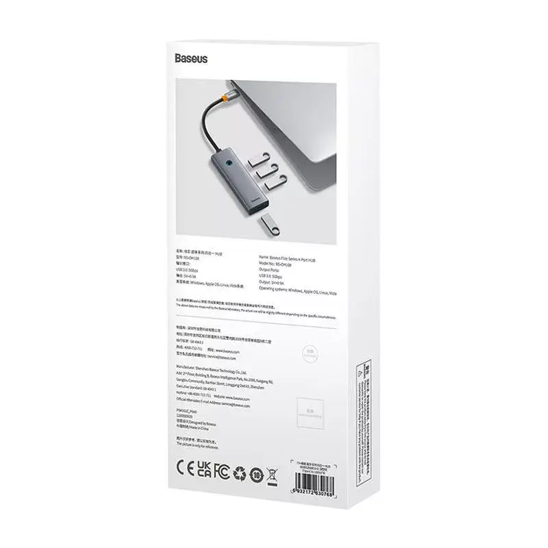 Baseus 4in1 Hub UltraJoy USB-C к USB 3.0 Photo 8