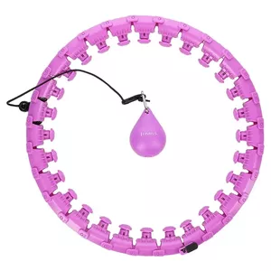 Hula Hoop HMS HHW12 ar izciļņiem un svaru regulēšanu, violets