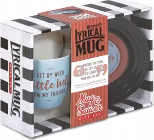 Mug ThumbsUp A little help 250 ml blue - ThumbsUp ceramic drinking mug 250ml
