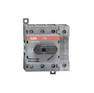 ABB OT63F4N2 4-Pole Knob Switch, 63A, 600V AC