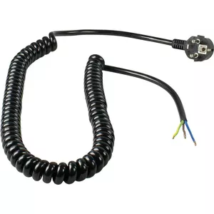 Power cable AS Schwabe 70424 H05VV-F 3G1.5 1 m 230V 16A