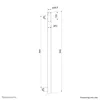 Удлинительная штанга для потолочного крепления проектора Neomounts CL25-540BL1 Photo 11