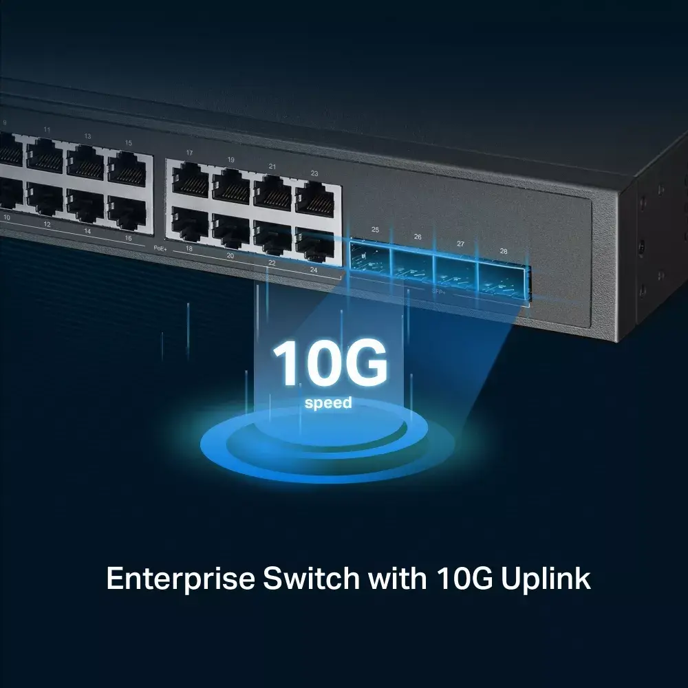 Pārvaldāms slēdzis TP-Link JetStream 24-portu 2.5GBASE-T 4-portu 10GE SFP+ Photo 6