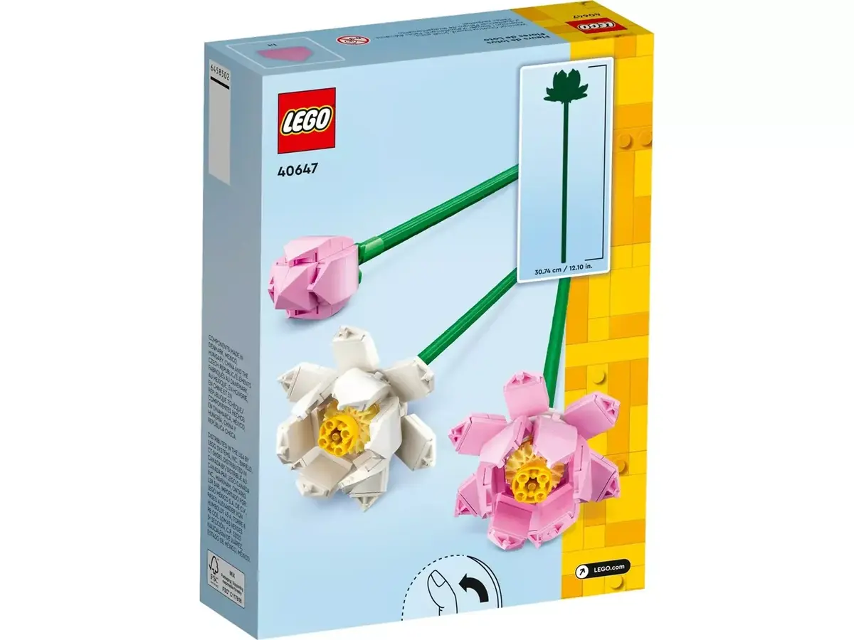 LEGO 40647 Lotus Flowers komplekts Photo 2