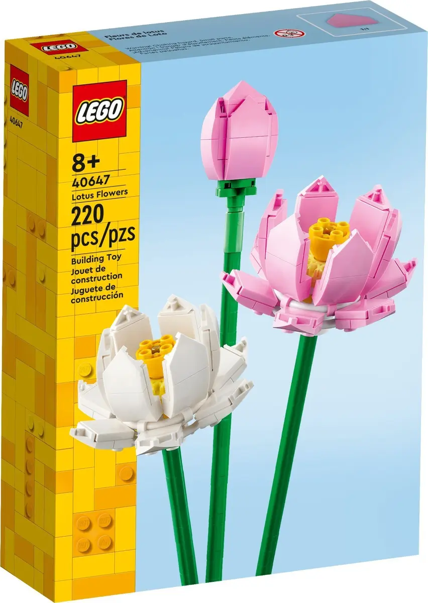 LEGO 40647 Lotus Flowers building set Photo 6