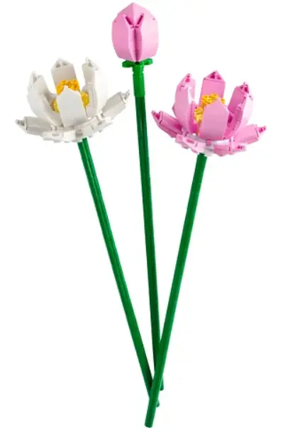 LEGO 40647 Lotus Flowers building set Photo 7