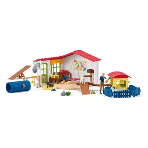 Здание Schleich FARM WORLD Отель для домашних животных Многоцветный 42607