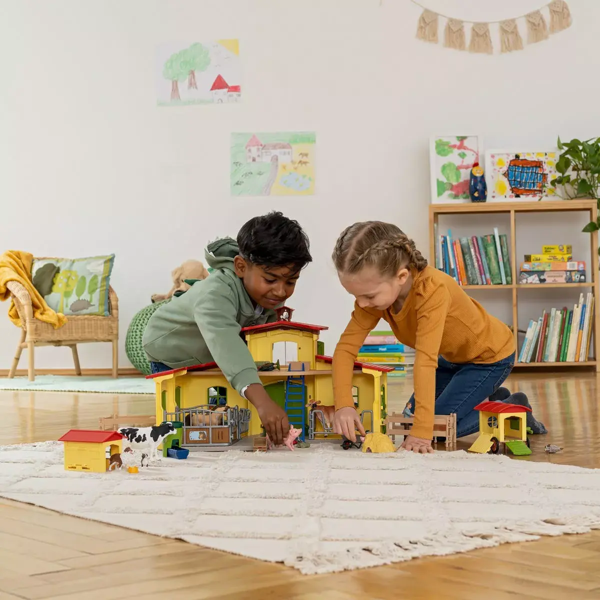 schleich FARM WORLD Большая ферма с животными и аксессуарами Photo 3