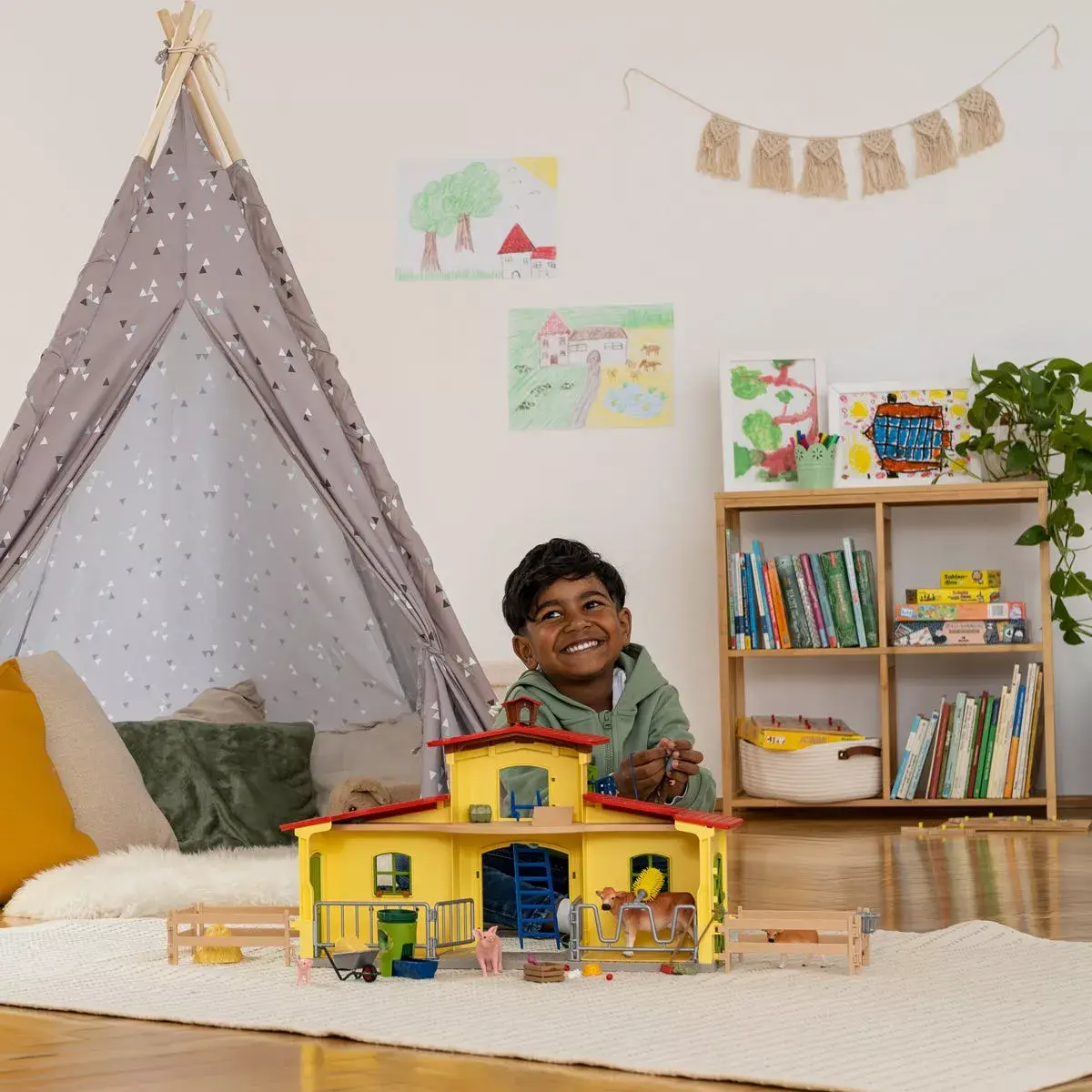 schleich FARM WORLD Большая ферма с животными и аксессуарами Photo 5