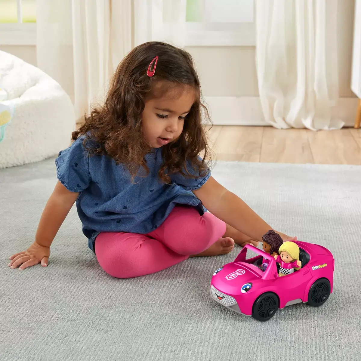 MATTEL Fisher-Price Little People Barbie Convertible auto Photo 2