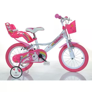 Dino Bikes 144R-UN bicycle City bike 35.6 cm (14") Steel Pink, White