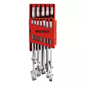 Ключ-полукольцо Teng Tools 8512A — регулируемый крючковый ключ для круглых фитингов, стальной корпус