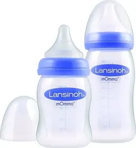 Barošanas pudeļu starta komplekts Lansinoh KOS-7613 — 1×160 ml, 1×240 ml, 1×SM