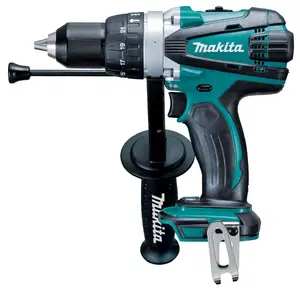 Drill Makita DHP458Z 2000 RPM Keyless 2.3 kg Black, Blue