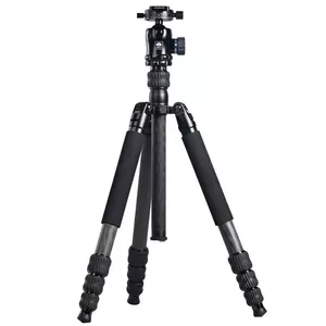 Sirui MT-2204+MT-20 statīvs digitālajām/filmu kamerām — 3 kājas, max slodze 15 kg, augstums 155–45 cm, svars 2 kg, melns