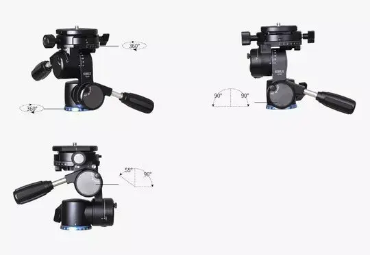 Tripod Head Sirui FD-01 — Universal Panoramic Head Photo 7