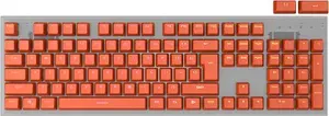 Genesis Lead 300 Universal Keyboard Cap Set Orange ABS 106-piece Double Shot Keycaps