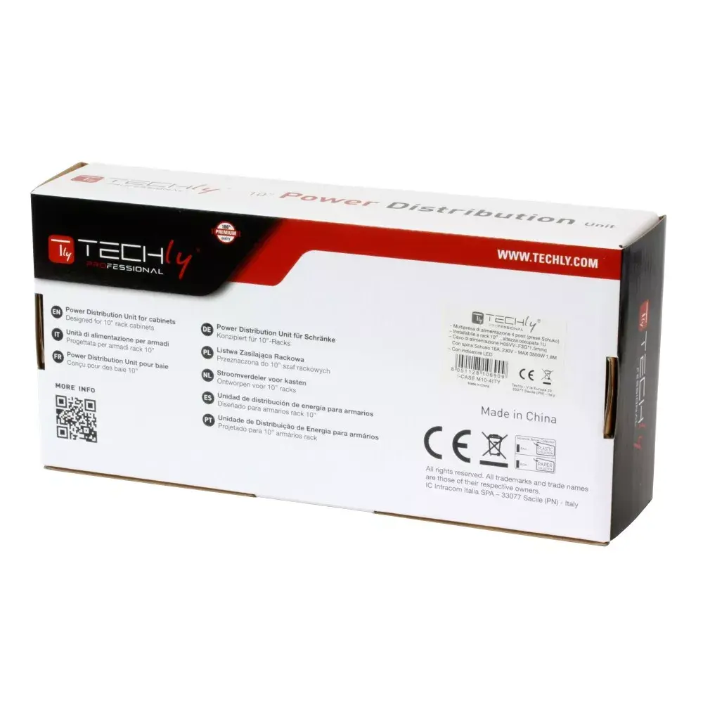Сетевой фильтр Techly Universal Power Strip Rack 10" Photo 4