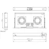 TECHLY I-CASE FAN-TC2B вентилятор для стоек Photo 4