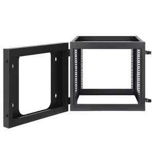 Рамная стойка INTELLINET 716048, 19" (48,3 см), сталь, 555 мм Ш × 604 мм Г, чёрная