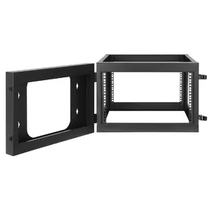 Рамный монтажный каркас INTELLINET 716031, 19" (48,3 см), ширина 555 мм, глубина 604 мм, SPCC сталь, черный