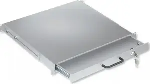 INTELLINET 904384 1U Rack Drawer with Lock, 416 mm, gray