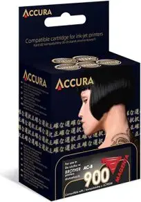 Ink Cartridge Accura compatible for Brother LC900M High Yield magenta