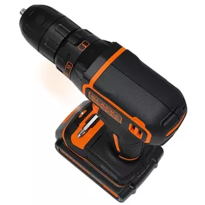 Аккумуляторная отвёртка Black & Decker BDCDC18BAFC, 18 В Li-Ion, 1,5 А·ч×2, 30 Н·м, 650 об/мин, подсветка