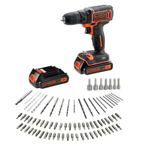 Аккумуляторная отвёртка Black & Decker BDCDC18BAFC Photo 2