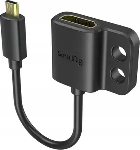 Кабель HDMI SmallRig 3021 — 0.14 м, HDMI Type D (Micro) male → HDMI Type A (Standard) female, HDMI 2.0, черный