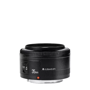Fiksēta fokusa objektīvs Yongnuo YN-35mm F2 Melns 5 elementi 7 grupas