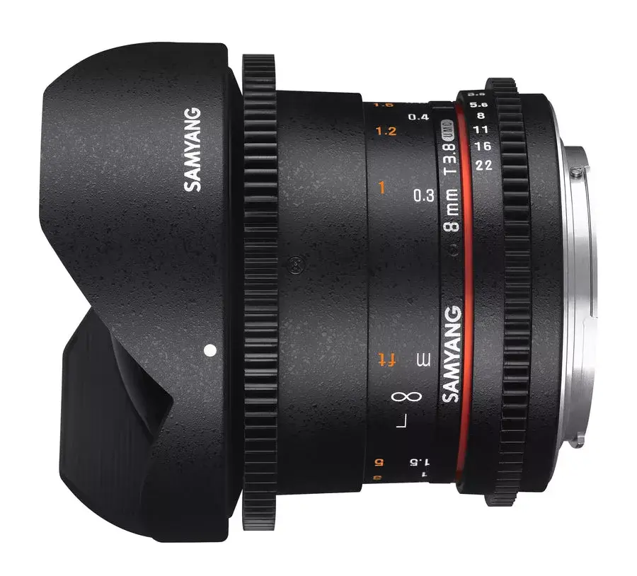 Широкоугольный рыбий глаз Samyang 8mm T/3.8 Cine Photo 2