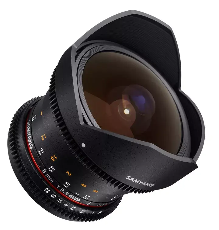 Широкоугольный рыбий глаз Samyang 8mm T/3.8 Cine Photo 5