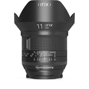 Ultra-širokais objekīvs Irix Firefly 11mm f/4.0 SLR melns 16/10 elementi
