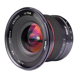 Meike 12mm F2.8 MILC Plats objektīvs Melns