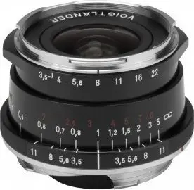 Rangefinder Lens Voigtlander Color-Skopar II Vintage Line 21 mm f/3.5 for Leica M mount (black)