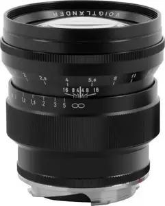 Objektīvs Voigtlander Nokton 75mm f/1.5 priekš Leica M — portreta fiksais, manuālā fokusēšana, melns