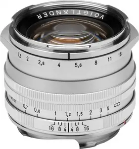 Voigtlander Nokton II 50 mm f/1.5 Lens for Leica M Mount, Silver, Multi-Coated