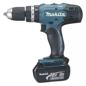 Drill Makita DHP453RFE Keyless 1.8 kg Black Blue