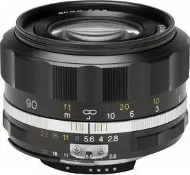 Objektīvs Voigtlander APO Skopar SL IIs 90 mm f/2.8 priekš Nikon F, melns