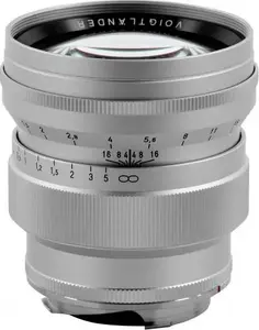 Lens Voigtlander Nokton 75 mm f/1.5 for Leica M – silver
