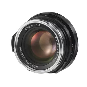Plata leņķa objektīvs Voigtländer Nokton 40 mm F 1.4 VM Melns 7/6 elementi