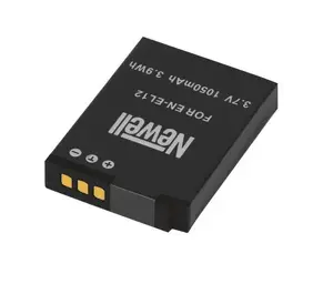Rechargeable camera battery Newell compatible with Nikon EN-EL12 3.7V 1050mAh