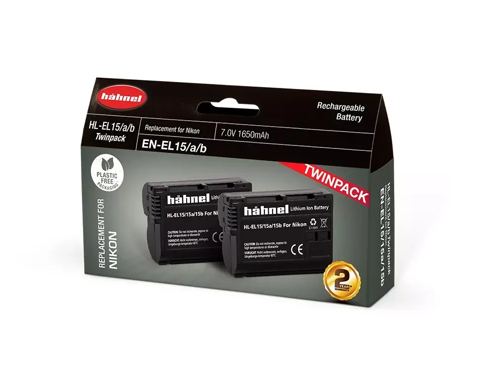 Hahnel HL-EL15/15a/15b komplekts 1650 mAh Photo 3