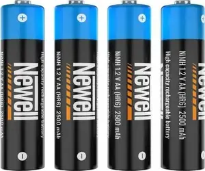 Rechargeable NiMH AA batteries Newell 2500 mAh – pack of 4 (blister)