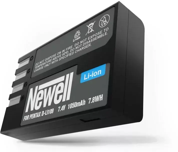 Akumulators Newell D-Li109 priekš Pentax 7,4V 1050mAh Photo 4