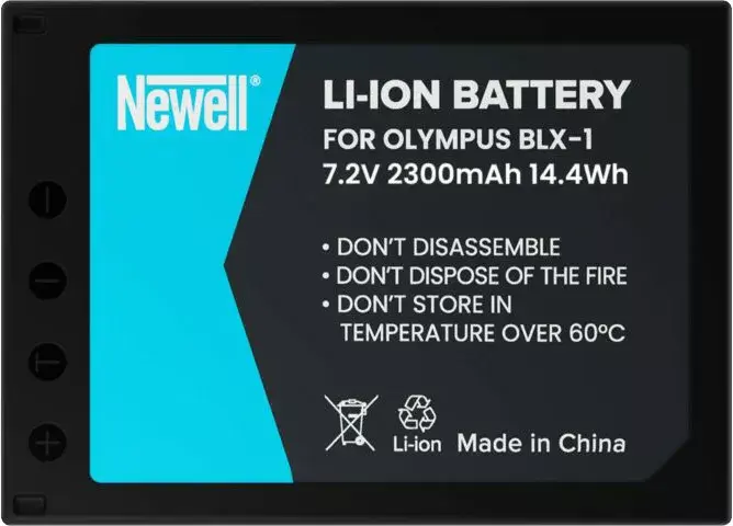 Akumulators Newell BLX-1 priekš Olympus NL3238 7,4V 1200mAh Photo 3