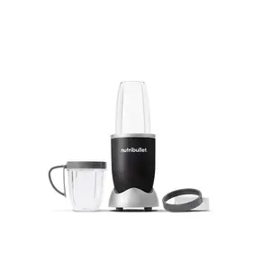 Kausa blenderis NUTRIBULLET NB606B 600W, Tritan trauks 0,7 L, 6 asmeņi, 1 ātrums, krūze 500 ml, pelēks