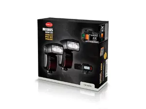 Slave flash Hahnel MODUS 600RT MK II Pro Kit for Nikon — Black, built-in Li‑Ion battery, ~1.5 s recycle time