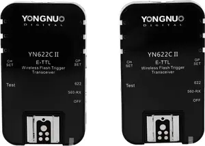 Wireless Trigger Set Yongnuo YN622C II for Canon TTL HSS, radio flash trigger kit